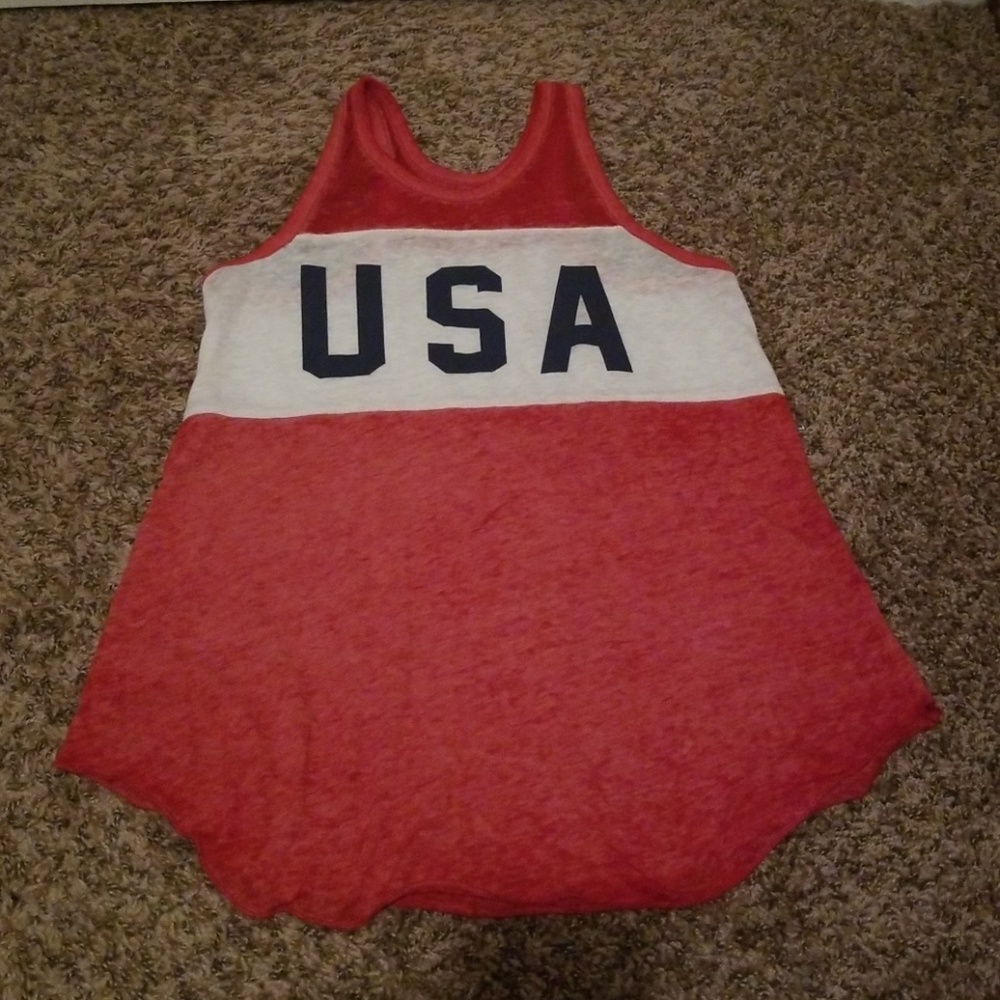 USA racerback tank